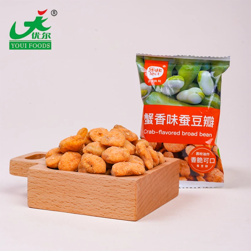 Fried Coated Crab Flavors Broad Bean Snacks