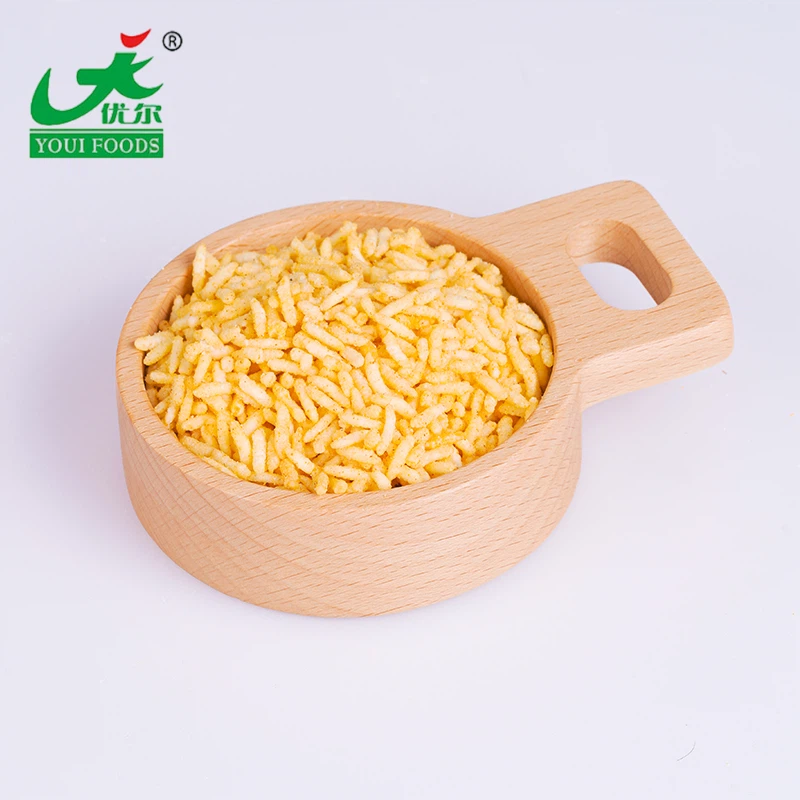 Mellow Crispy Delicious Flavors Fried Rice Snacks